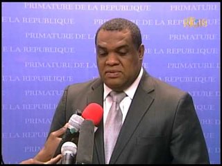 Le porte parole du premier ministre Michel Pierre Brunache - Pour les éléctions