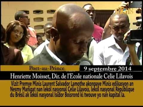 Visite du Premier Ministre, Laurent Salvador Lamothe