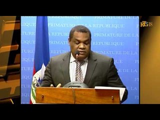 Le porte parole du Premier Ministre Michel Pierre Brunache