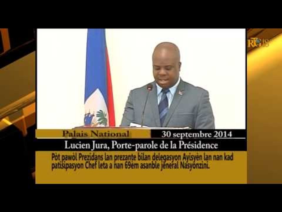 Le Porte Parole de la Présidence a présenté le bilan des différentes rencontres du chef d'État