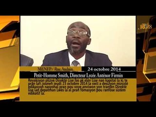 L'intervention des dirécteurs  sur le manif des lycéens