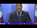La démission du Premier Ministre Laurent Salvador Lamothe.