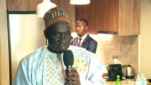 Des militants reçus par le président lors de son voyage à Niamey
