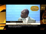 Mr.Fritz Jean Louis -    Ministre délégué auprès du Premier Ministre chargé des question électorales