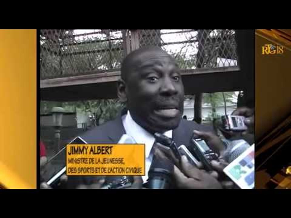 Le Ministre  de la jeunesse, des sports, Jimmy Albert  a renvontré  la presse  sportive.