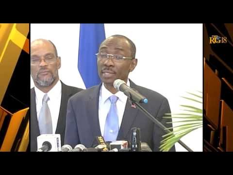 Séance de travail entre le premier ministre Evans Paul et les délégués départementaux