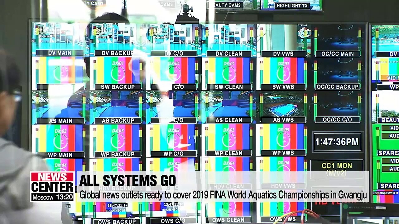 Global news outlets excited to cover 2019 FINA World Aquatics Championships in Gwangju