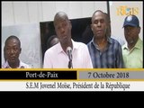 Gade'l Jan'l Ye 7 Octobre 2018 / Visite du Président de la République Jovenel Moïse
