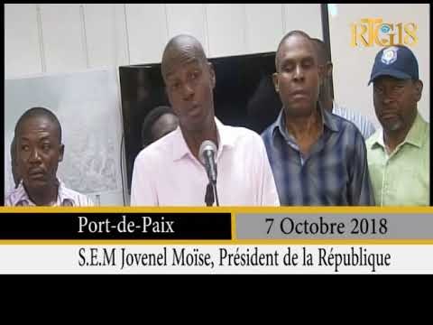 Gade'l Jan'l Ye 7 Octobre 2018 / Visite du Président de la République Jovenel Moïse
