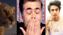 The Lion King Teaser: Karan Johar gets emotional after hearing Aryan Khan's voice  | FilmiBeat