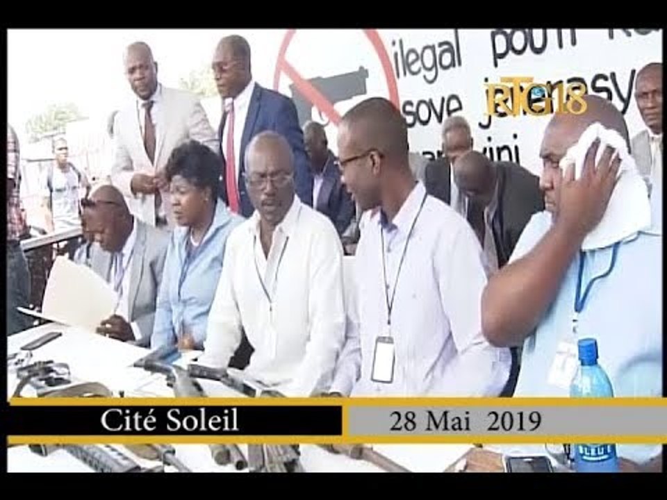 Cité Soleil.- Des armes à feu remises aux membres de la CNDDR