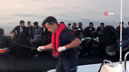 Çeşme'de 133 göçmen ölüme yolculukta yakalandı