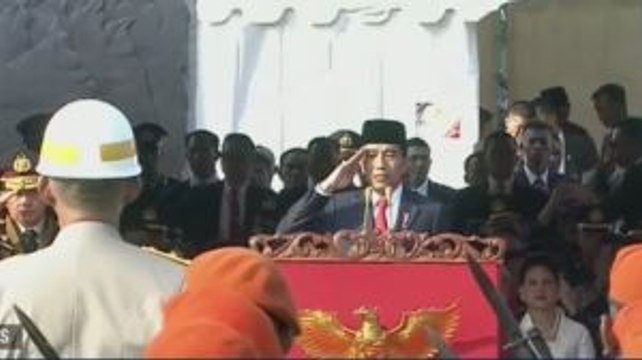 Jokowi Jadi Inspektur Upacara HUT ke-73 Bhayangkara