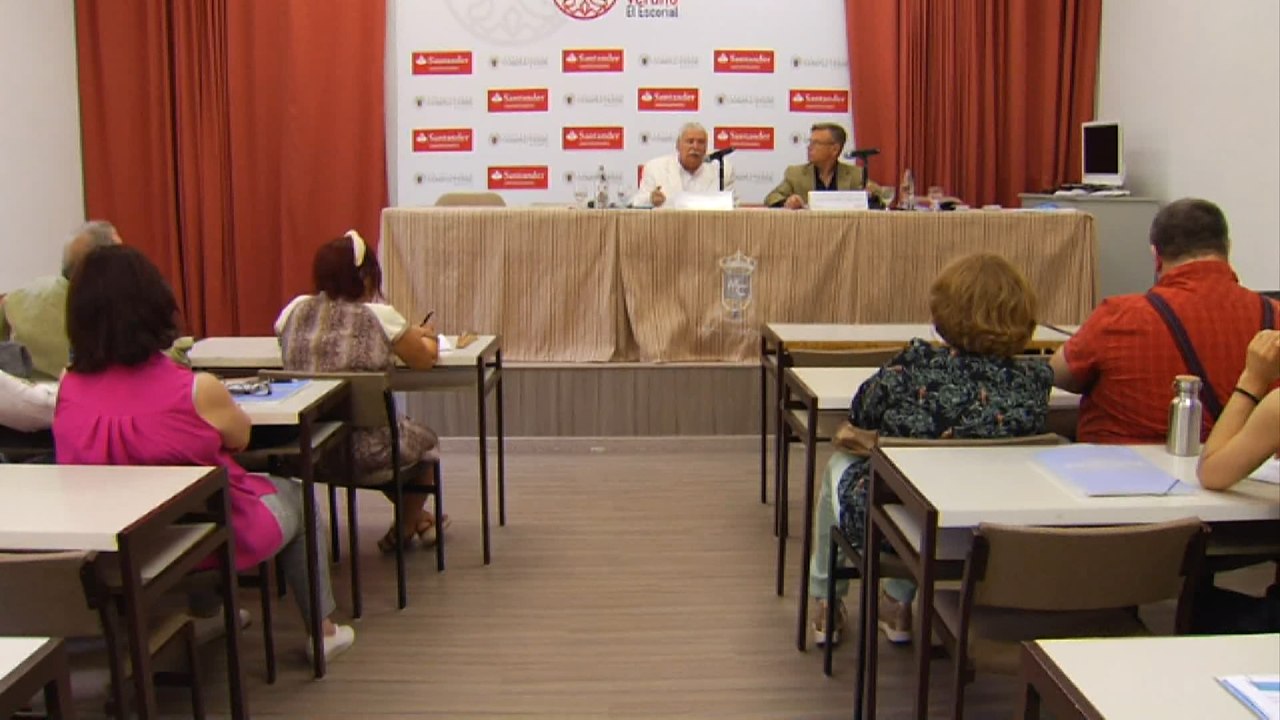 Leguina en los Cursos de Verano de El Escorial