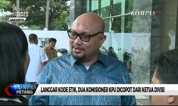 Langgar Kode Etik, 2 Komisioner KPU Dicopot dari Ketua Divisi