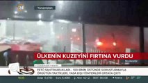 Yunanistan'da fırtına