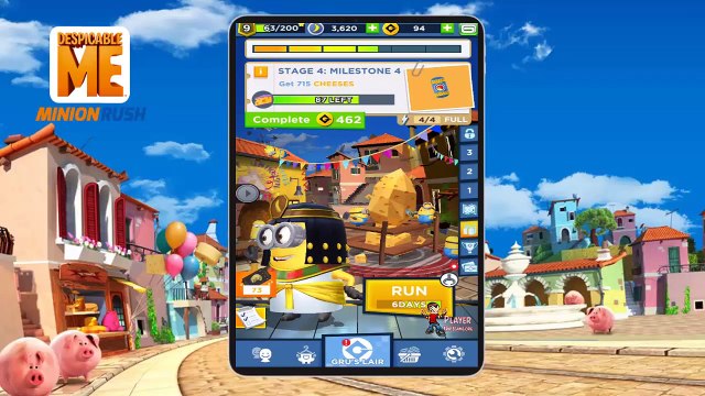 RUN! RUN! RUN! Despicable Me: Minion Rush Cleopatra Minion Cheese Festival Time In Freedonia Map