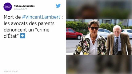 La mort de Vincent Lambert est un « crime d'Etat », dénoncent les avocats des parents
