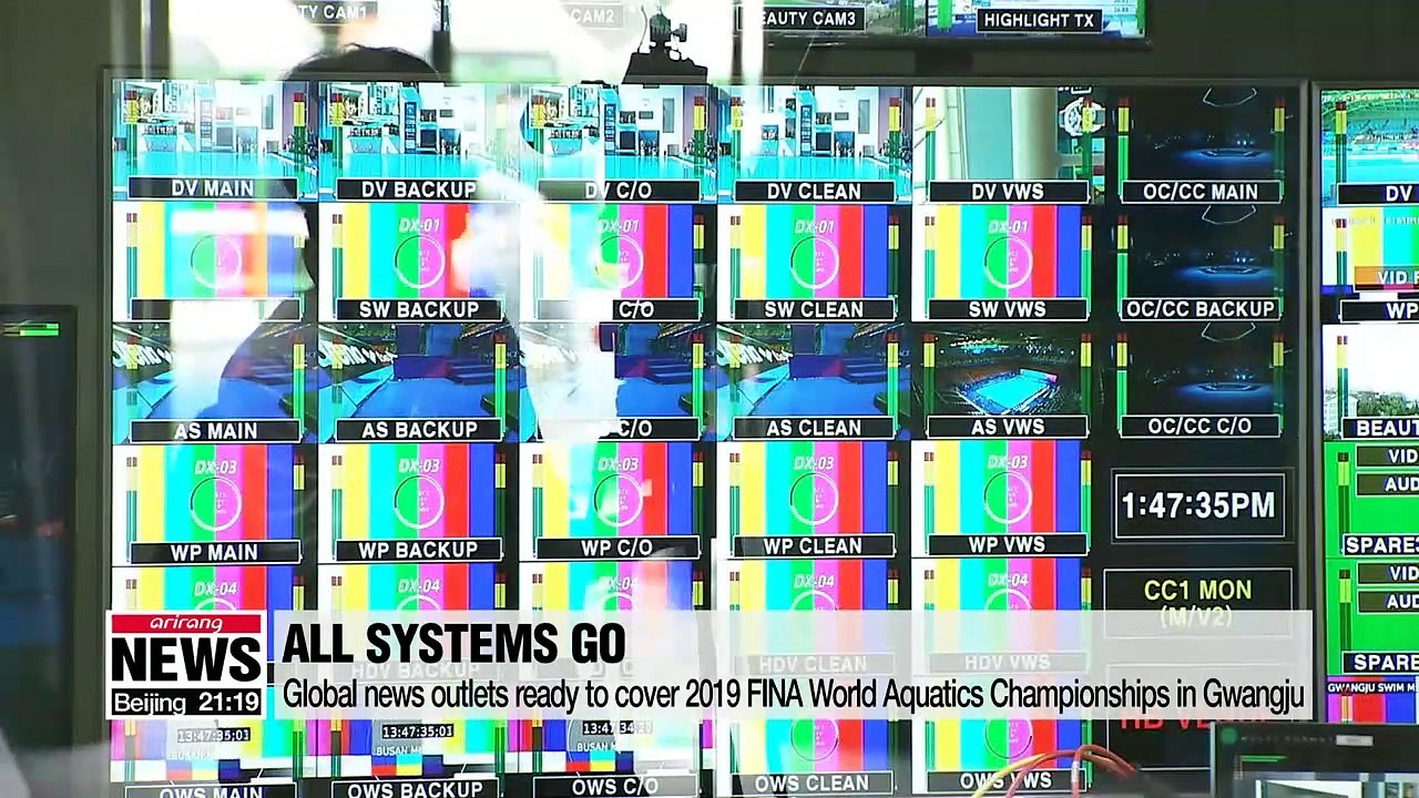 Global news outlets excited to cover 2019 FINA World Aquatics Championships in Gwangju