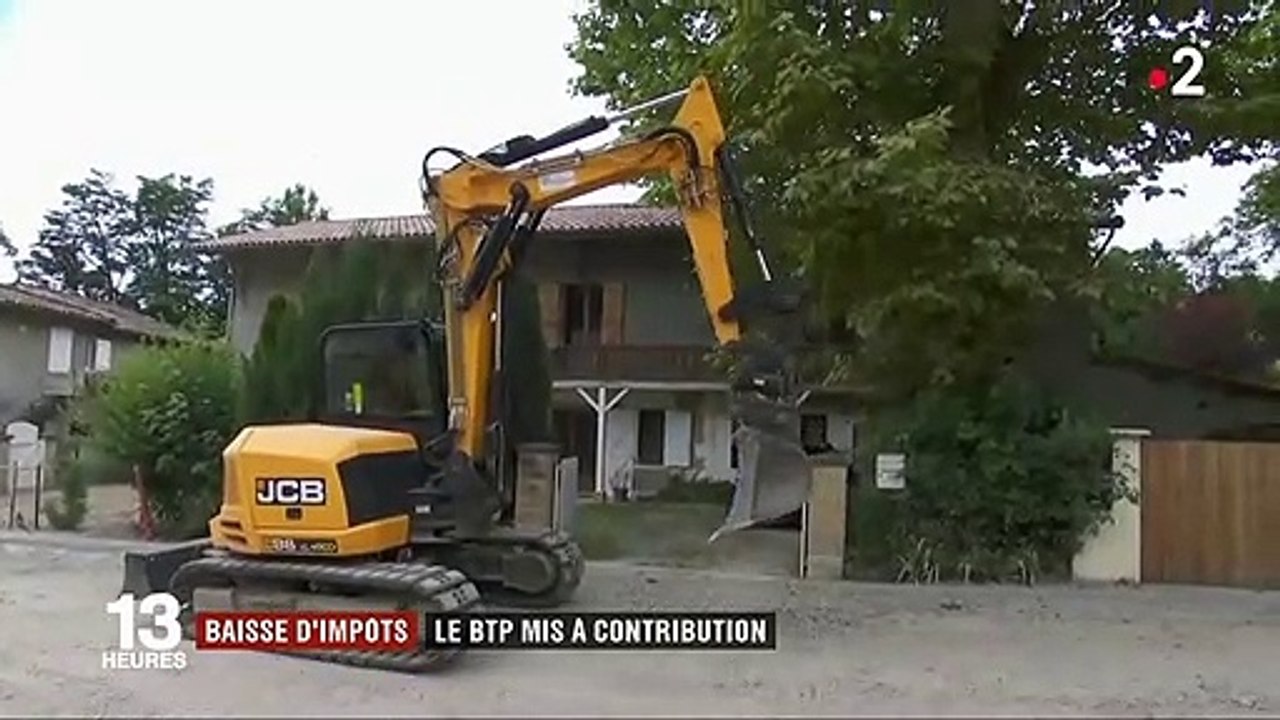 Baisses d'impôts : les entreprises du BTP mises à contribution