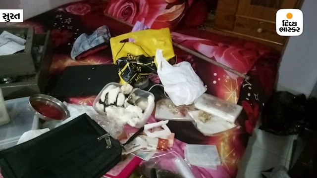 કાપોદ્રામાં જલારામ સોસાયટીમાં બે મકાનમાંથી તસ્કરોએ દાગીના અને રોકડા રૂપિયાની ચોરી, CCTV