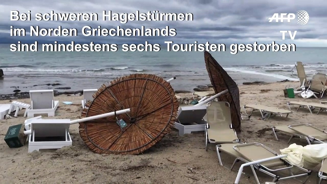 Tote bei Hagelstürmen in Griechenland