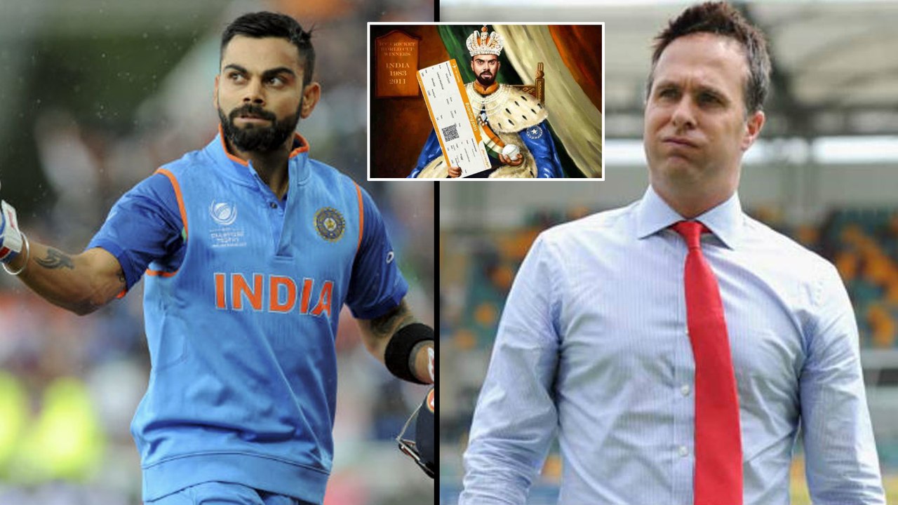 ICC World Cup 2019 : Michael Vaughan Trolls Virat Kohli After Semi Final Match || Oneindia Telugu