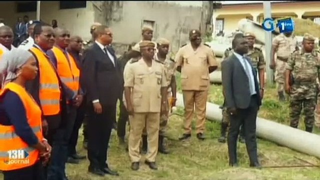 RTG - Visite d’inspection du ministre de la justice garde des sceaux à la prison centrale de Libreville