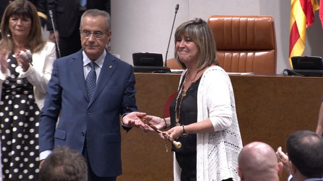Núria Marín, presidenta de la Diputación de Barcelona con apoyo de JxCat