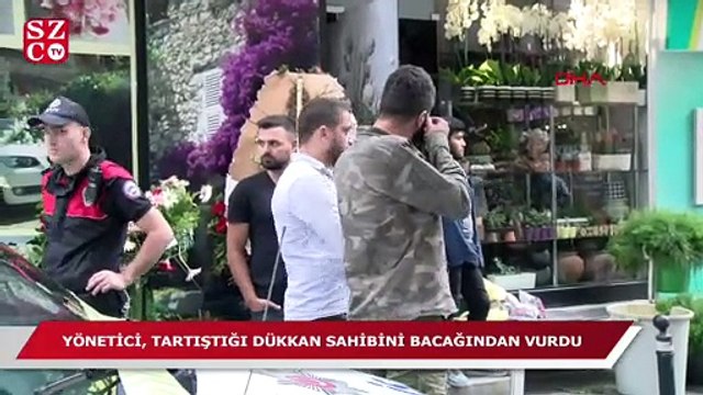 Beşiktaş'ta apartman yöneticisi tartıştığı dükkan sahibini bacağından vurdu