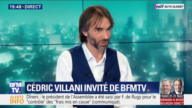 Cédric Villani sur François de Rugy: Il faut voir cela comme un avertissement, la politique a besoin de démarches de transparence