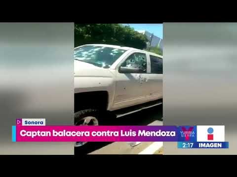 Captan en video la balacera de ejecución del cantante Luis Mendoza | Noticias con Yuriria Sierra