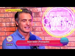 ¿A Juan Soler le gustaría que sus hijas se dedicaran a la actuación? | Sale el Sol