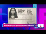 Analizan restos hallados en Tlalpan, podrían tener relación con caso de la joven Daniela Ramírez