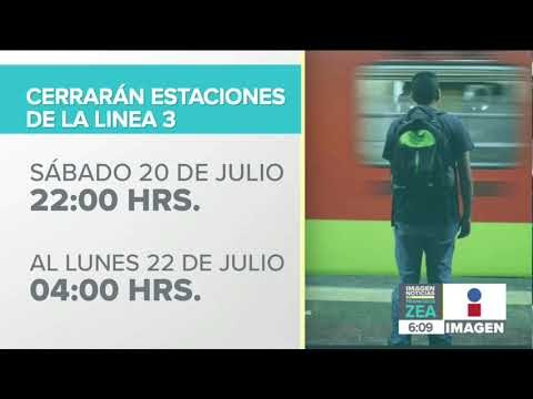 Metro de la CDMX cerrará cuatro estaciones de la Línea 3 durante dos fines de semana