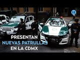 Presentan nuevas patrullas en la CDMX