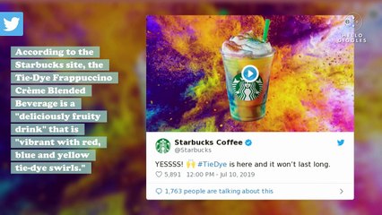 Here’s what people *really* think about Starbucks’s new tie-dye Frappuccino