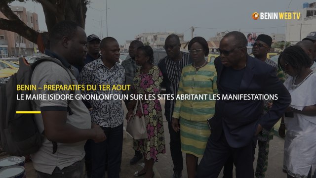 Bénin : le maire Isidore Gnonlonfoun sur les sites devant abriter les festivités du premier Août