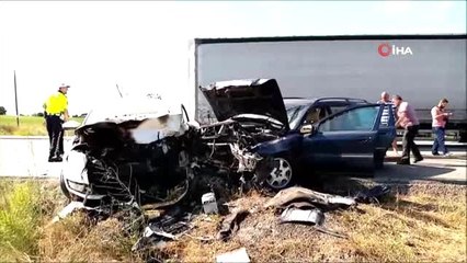 Tekirdağ'da zincirleme kaza: 4 yaralı