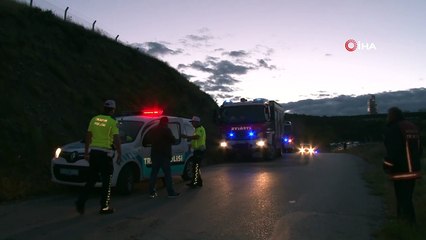 Ankara’da otomobil uçurumdan uçtu: 1 ölü