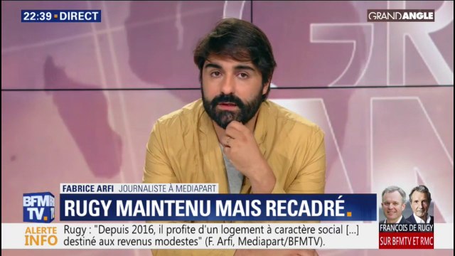 Fabrice Arfi (Mediapart) sur François de Rugy: il n'y a aucun acharnement de notre part