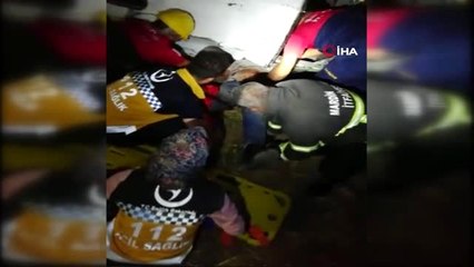 Mardin'de minibüs şarampole yuvarlandı: 7 yaralı