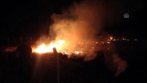 Malatya'da buğday tarlasında yangın