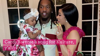 Cardi B Wrote a Song For Her Daughter Kulture and It's Too Precious