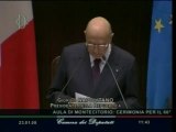 Il Presidente Napolitano alla Camera