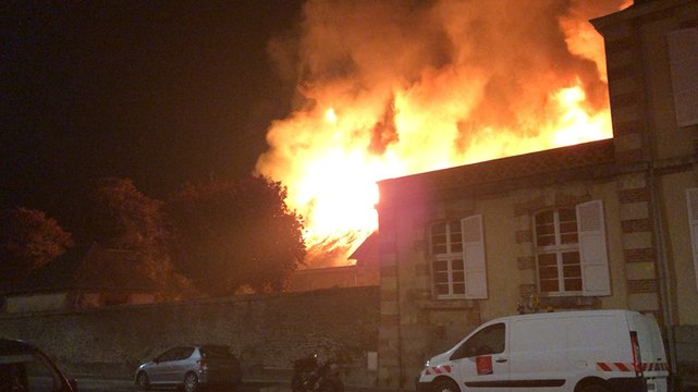Incendie au haras de Saint-Lô le 12 juillet 2019