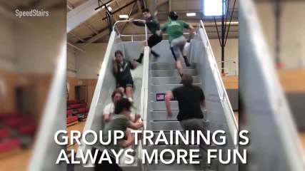 Stairs And Slide Workout