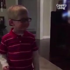 Toddler Sees Mom for the First Time