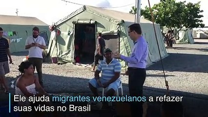 Bilionário cumpre missão humanitária em Roraima