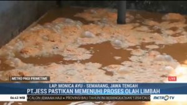 Dua Sungai di Semarang Tercemar Limbah Pabrik